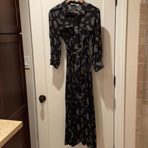 Zara Maximum button dress NWOT